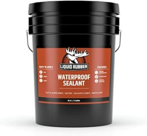 Sellador impermeable Liquid Rubber - Negro Original - 5 galones
